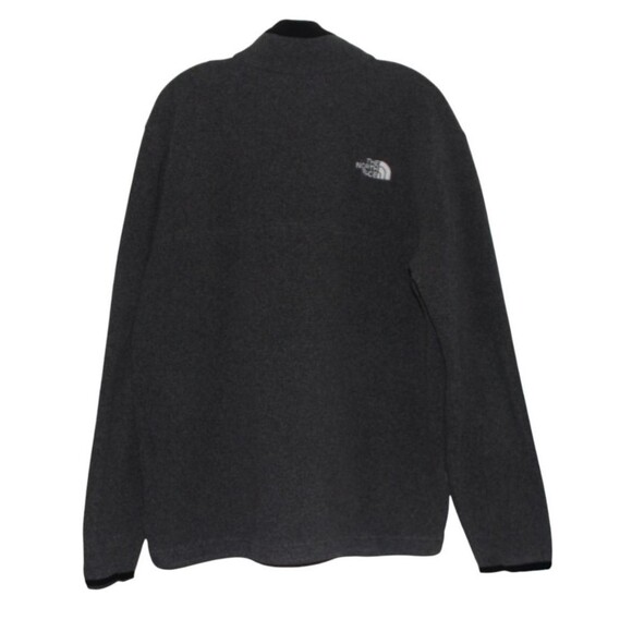 The North Face Men’s Large 1/4 Quarter Zip Pullover Gray Fleece Sweatshirt - Picture 6 of 8